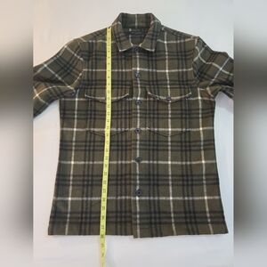 ALL SAINTS Flannel Berthold Plaid Button Down Shirt Mens Size Small